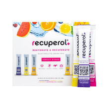Recuperol Rehydration Electrolyte Sachets Variety 12 Pack 6 Natural Flav