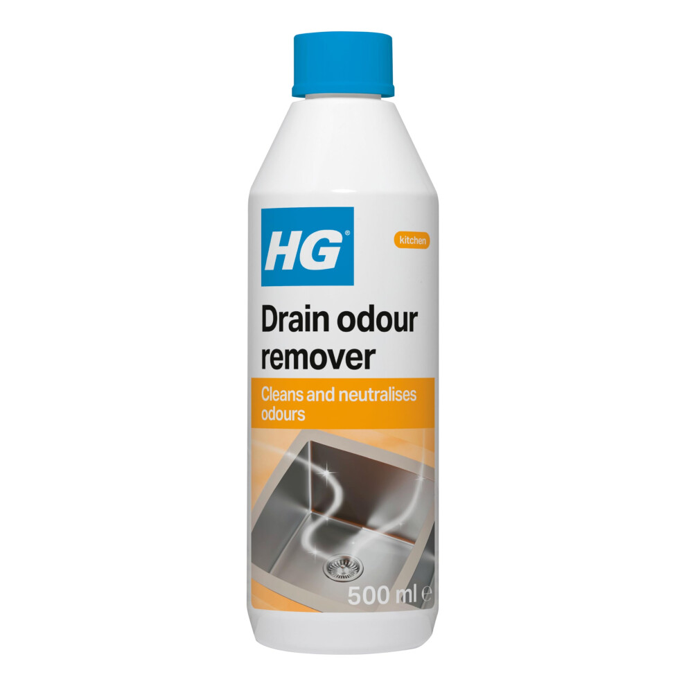 Hg Drain Odour Remover | Deodorises Bathroom & Kitchen Sinks & Pipes