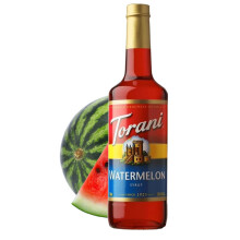 Torani Watermelon Syrup 750ml Premium Cane Sugar Cocktail Syrups Flavourin
