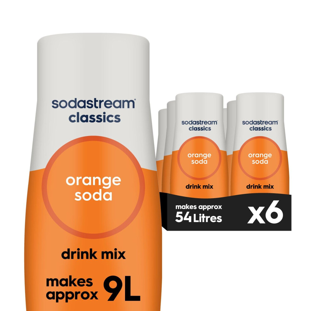 Sodastream Flavours Mix Fizzy Drink Maker Concentrate With Natural F Orange