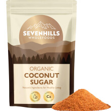 Sevenhills Wholefoods Organic Coconut Sugar 1.8kg, from Coconut Nectar Blossom - Low GI Brown Sugar, for Drinks, Desserts & Baking