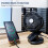 Ventilatore a clip - Mini ventilatore a clip - Nero 3