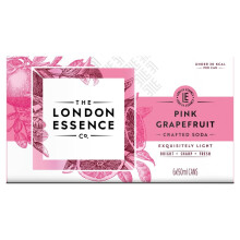 The London Essence Co., Pink Grapefruit Soda, 150 ml Can (Pack of 6)