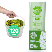 RAYTID Compostable Food Waste Bags 30L Biodegradable Caddy Liners 33 Bags