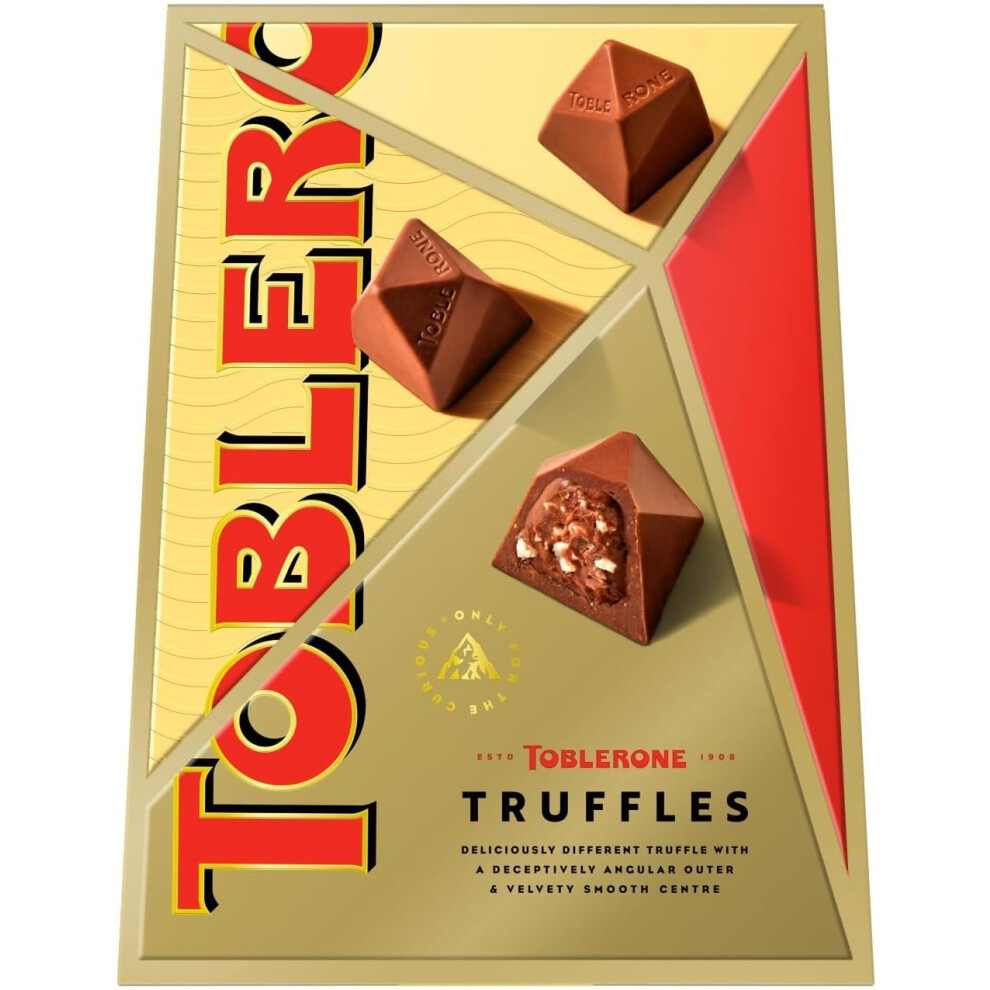 Toblerone Truffles Milk Chocolate With Honey And Almond Nougat Filling Esta