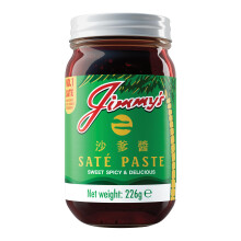 Jimmy's Saté Satay Sauce 226G | Satay Sauce | Peanut Sauce | Bumbu Kacang | Samb