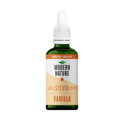 Modern Nature Vanilla Flavour Drops | Sugar Free Coffee Syrup, Liquid