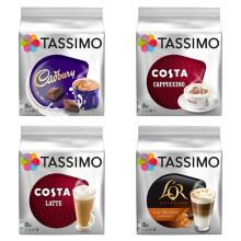 Tassimo Costa Cappuccino Cadbury Costa Latte LOr Latte Macchiato Caramel