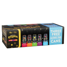 Kopparberg 18x330ml Party Pack of Premium Cider 3x Strawberry & Lime, 3x Spiced Apple, 3x Pear, 6x Mixed Fruit and 3 alcohol free Mixed Fruit 330ml c