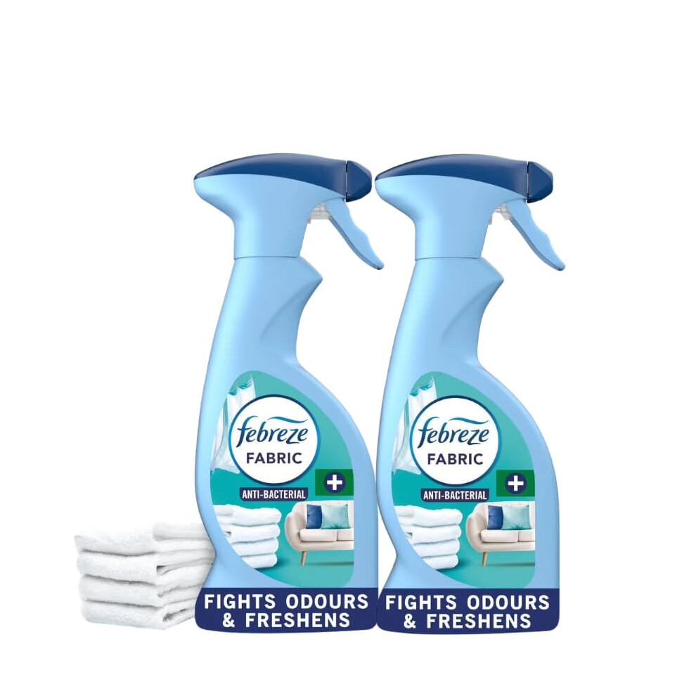 Febreze Antibacterial Fabric Refresher Spray Fresh Linen 375Ml Pack Of 2 –