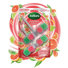 Zoflora Rim Blocks Grapefruit Lime 2 x 131g Pack Freshness Odour Control