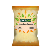 Puregro Semolina Coarse | Premium Quality | Semolina Coarse | 100% Natural | Versatile Use | Ideal For Baking | Healthy Addition To Your Diet