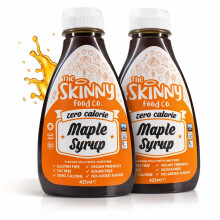 Skinny Food Syrupp, Sugar Free Maple Syrup x 2! Zero Calorie Syrup For Breakfast, Snacks, Drinks & Desserts - Vegan, Gluten-free