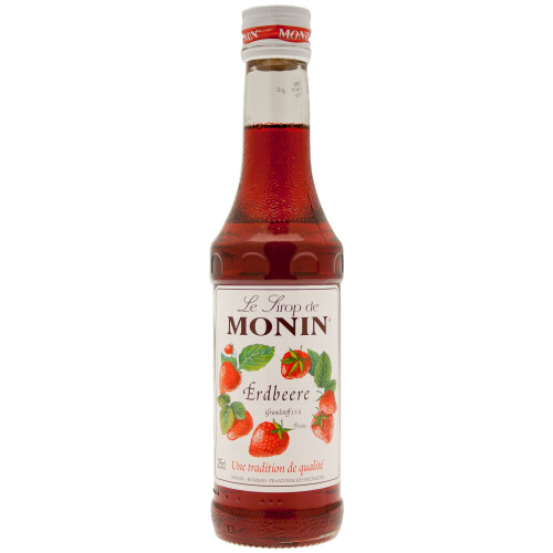Monin Strawberry Syrup 250 ml Bottle
