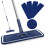 Microfibre Mops for Cleaning Floors - BPAWA 150cm Flat Floor Mop with 1