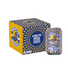 Brooklyn Brewery Special Effects Alcohol Free Lager Beer 330ml Can Pack of