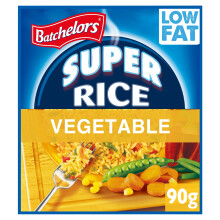Batchelors Super Rice Golden Vegetable Flavour Low Fat Ready Meal 90 g Pack