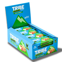 TRIBE x Wildfarmed Vegan Flapjack Bars Apple Raspberry Oat Bars 16 x 50g