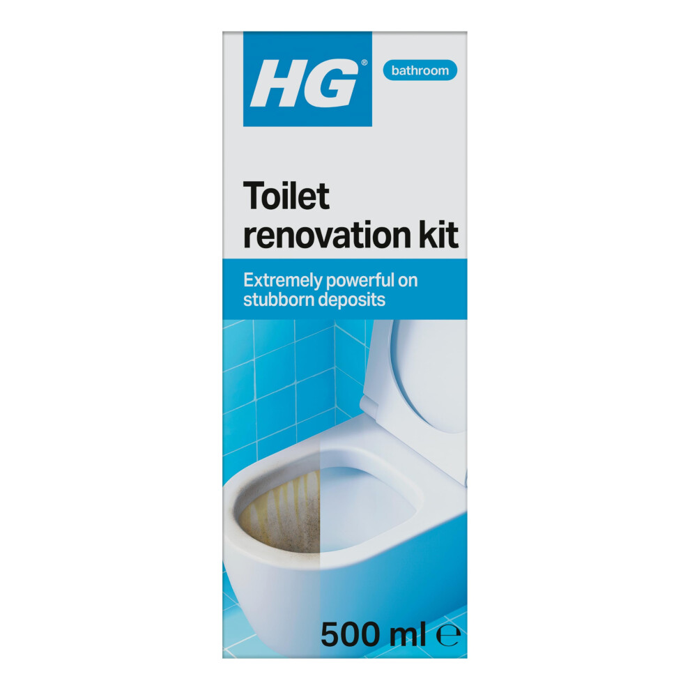 Hg Toilet Renovation Cleaning Kit | Deep Cleans Scaled Wc Bowls | 500Ml