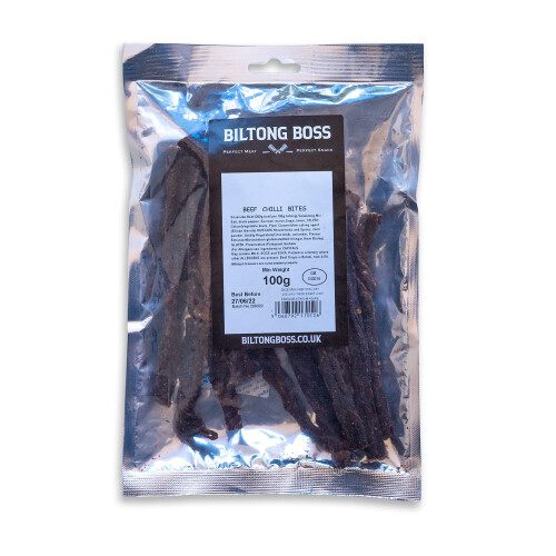 Biltong Boss Chilli Bites Snap Sticks Authentic Traditional Recipe Ready To