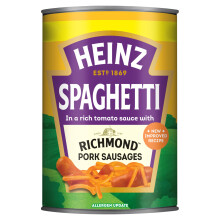 Heinz Spaghetti w/ Richmond Pork Sausages 400g