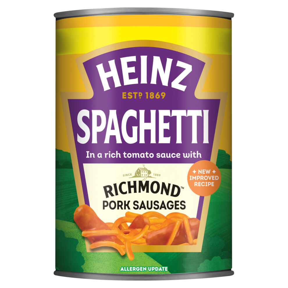 Heinz Spaghetti With Richmond Pork Sausages 400G