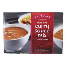 Mayflower Chinese Curry Sauce Medium 3 x 255g (Pack of 3) - Authentic Vegan-Friendly Curry Sauce for Delicious Meals - Versatile Cooking for Everyone