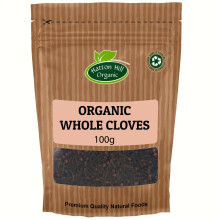 Organic Whole Cloves 100g by Hatton Hill Organic | Rich, Aromatic,