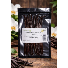 Aromatiz 10x Madagascar Vanilla Pods Grade A 12-14cm FRESH