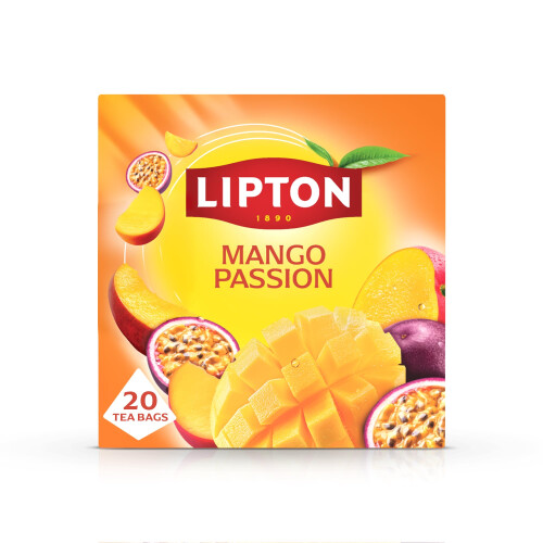 Lipton Mango Passion Fruit Infusion Herbal Tea Bags  Mango  Passion Fruit 2