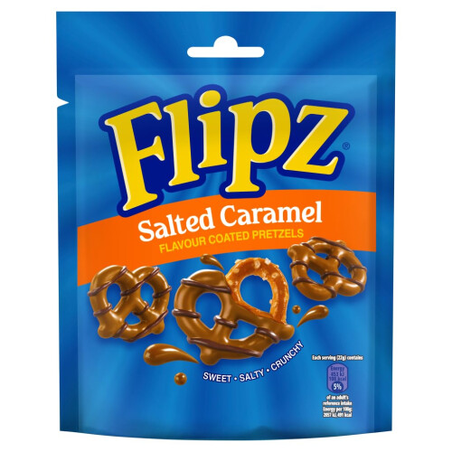 Flipz Salted Caramel Pretzels 90g