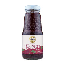 Biona Organic Tart Cherry Juice 200 ml Pack of 6  Not from Concentrate  Pur
