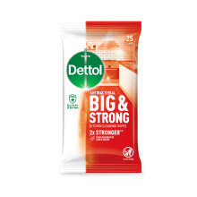 Dettol Big Strong Kitchen Surface Cleaning Wipes 25s