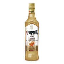 Krupnik Salted Caramel Liqueur Sweet and Salty Polish Creamy Liqueur Craft