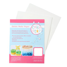 Cake Star White Wafer Paper, 178 x 142mm, 12 Sheets, Rice Paper For