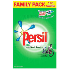 Persil Family Size Bio Washing Powder - 130 Washes - Laundry Cleaning Detergent