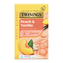 Twinings Peach Cooler. Peach Flavoured Fruit Infusion Tea Bags. 20 tea bags.