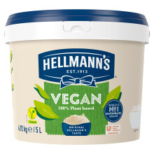 Hellmann's Vegan Mayonnaise, 5 Litre Tub