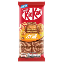 KitKat Salted filled Caramel Milk Chocolate Crispy Wafer Sharing Bar
