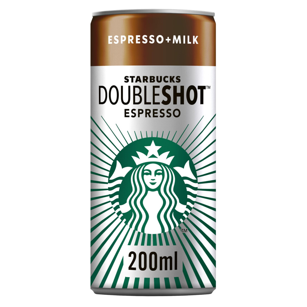 Starbucks Espresso Milk Doubleshot Espresso Can 12 X 200 Mlpremium Coffee
