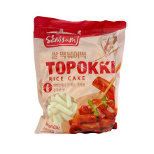 Samsam Topokki Rice Cake 500g | Korean Traditional Soft Tteokbokki Rice Cakes |