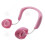 Ventilatore piccolo - INN? - Modello da appendere - USB - 3 velocità - Rosa 2
