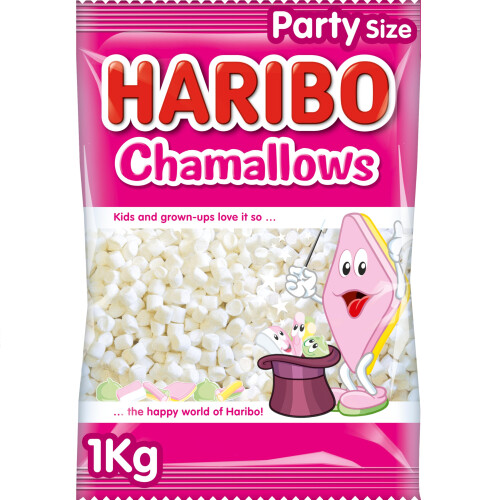 Haribo HARIBO Chamallows Mini Marshmellows, White, 1 kg