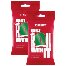 Renshaw Emerald Green Ready to Roll Icing 500g Multipack 2X 250g