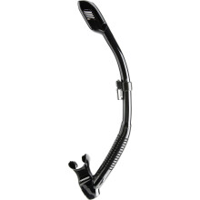 Cressi Dry Snorkel - Unisex Premium Dry Snorkel for Diving/Apnea/Snorkeling, Black/Black, One Size