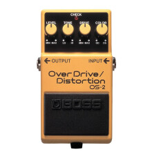 BOSS Overdrive/Distortion Guitar Pedal (Os-2),Gold