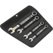 Wera 05073295001 Joker SB Ratchet Combination Spanner Set, Imperial 4-Piece in in Pouch