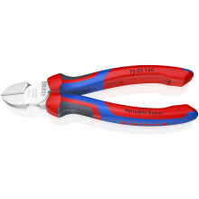 KNIPEX Diagonal Cutter Self-Service Card Chrome-Plated with Comfort Handles 160 mm, 70 05 160 SB