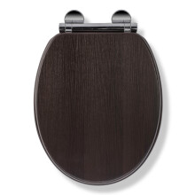 Croydex Montoro Flexi-Fix Soft Close Toilet Seat - Quick Release Button for Easy Cleaning and Adjustable Hinges with Top and Bottom Fixings, Antibacte