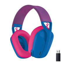 Logitech G G435 LIGHTSPEED & Bluetooth Wireless Gaming Headset, Ultra Lightweight 165g over-ear headphones, built-in mics, 18h battery, compatible wit